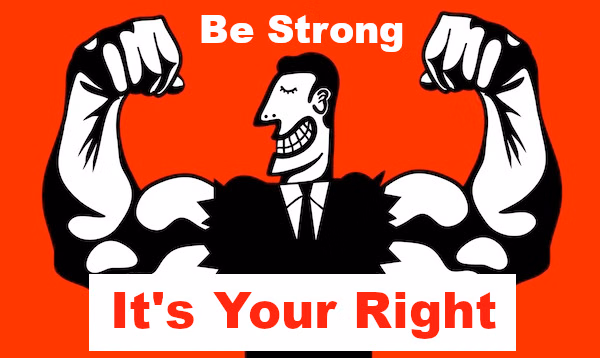 strong arms businessman
